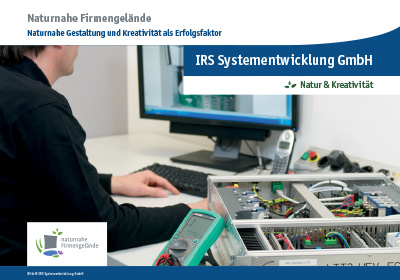 Naturnah gestalteter Firmengarten IRS Systementwicklung